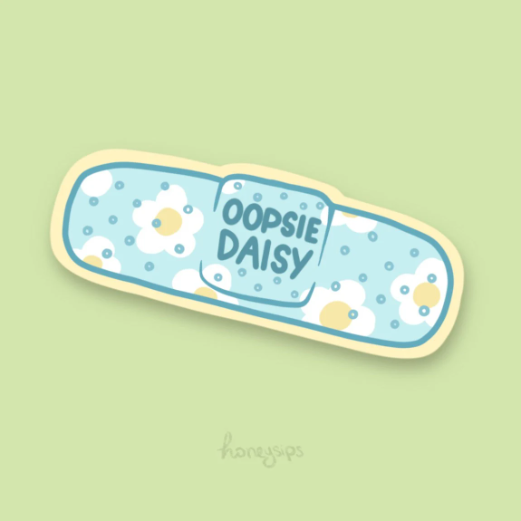 Oopsie Daisy Vinyl Sticker